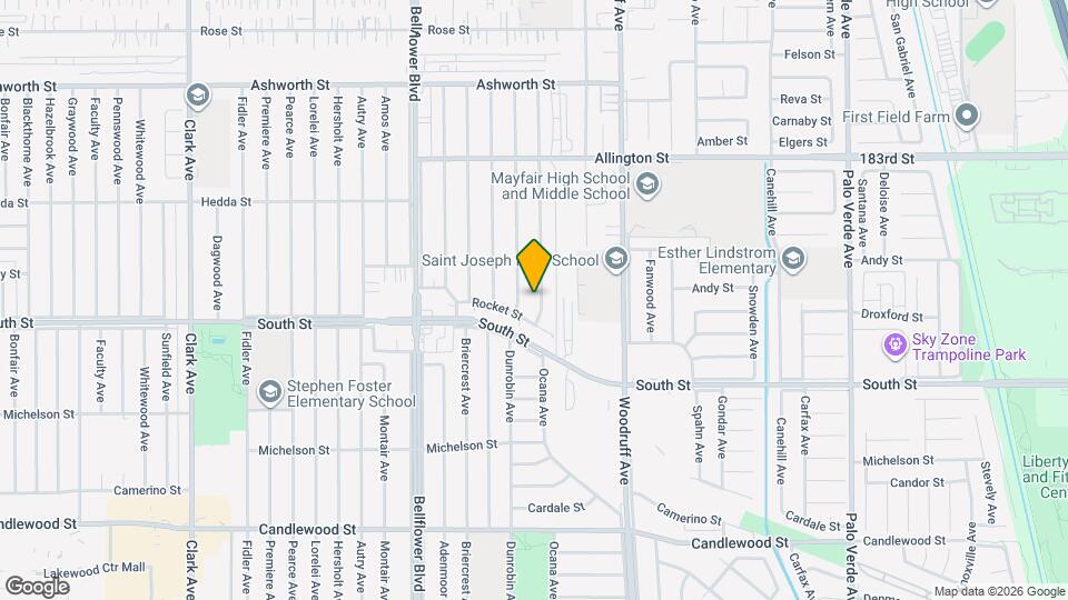 5827 Eastbrook Ave Map and Location Details