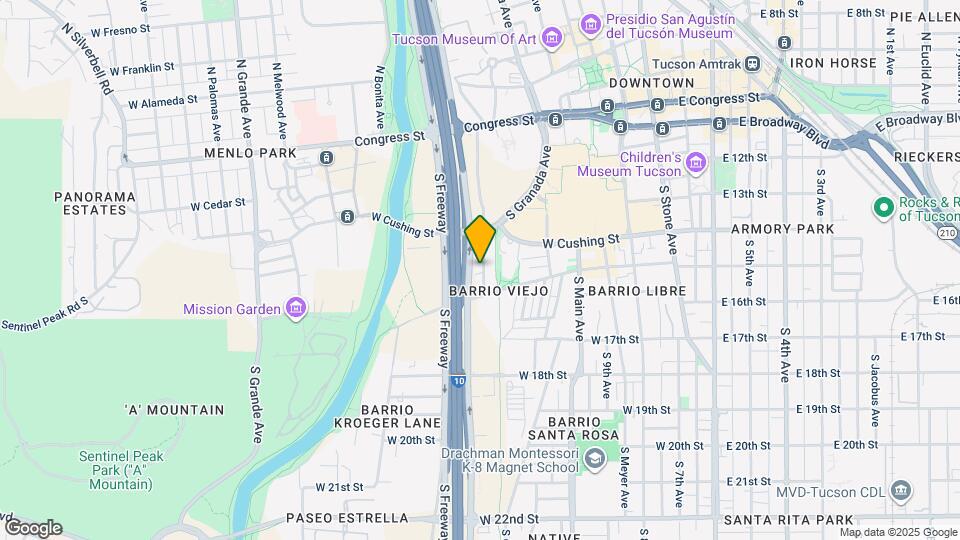 440 S Sentinel Ave Map and Location Details