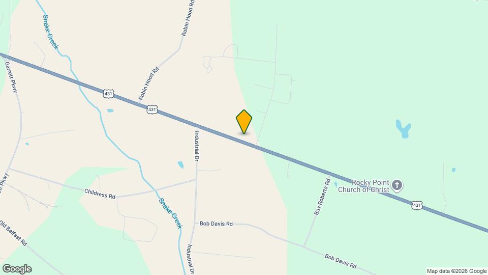 1716 Fayetteville Hwy Mapa y Detalles de la Ubicación