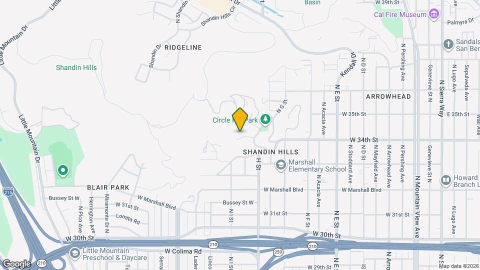 862 Via Vis Dr N Map and Location Details