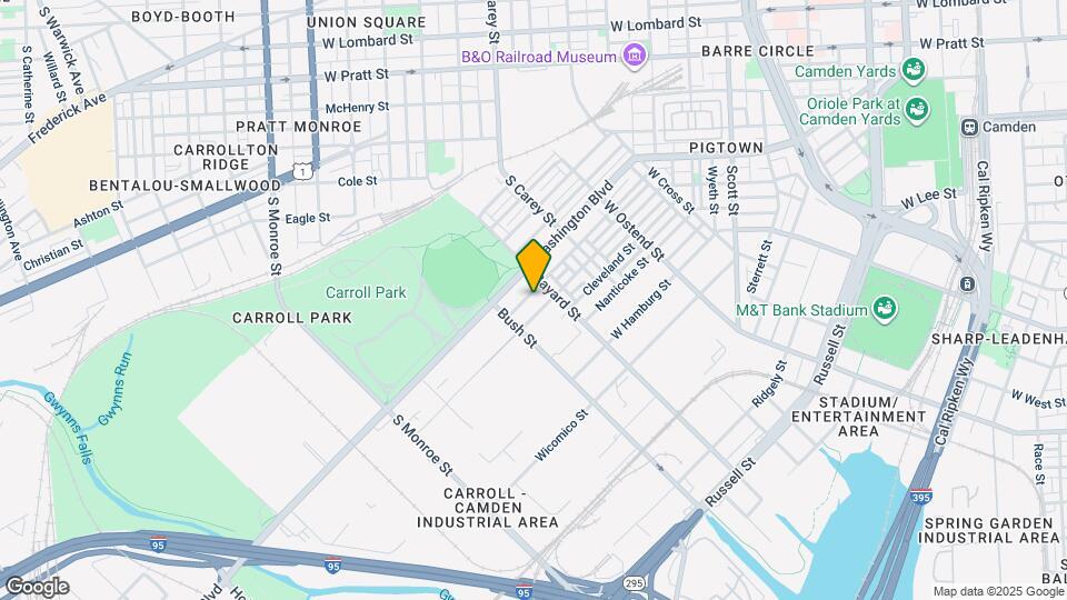 1419 Ward St Map and Location Details