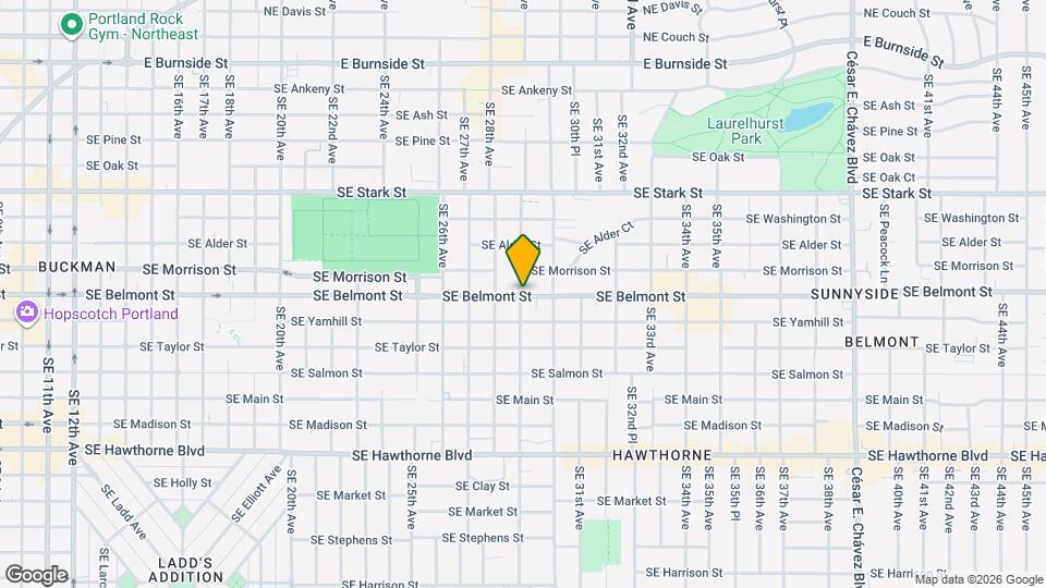832 SE 29th Ave Map and Location Details