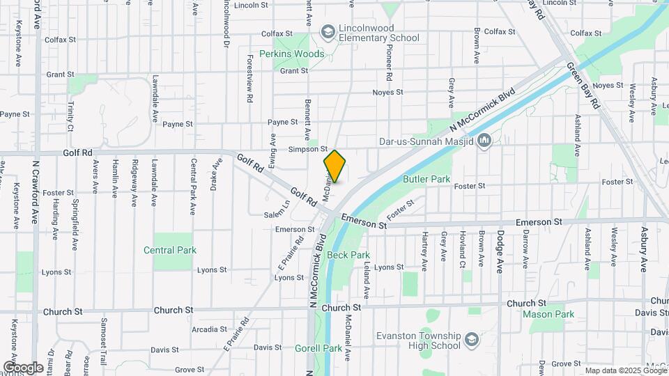 2001 McDaniel Ave Map and Location Details
