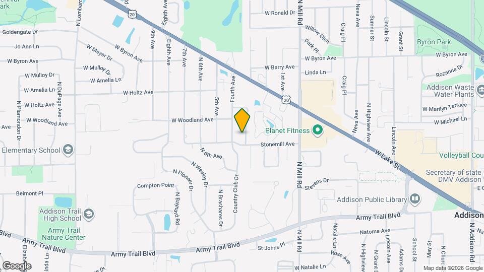 520 Veterans Pkwy Map and Location Details