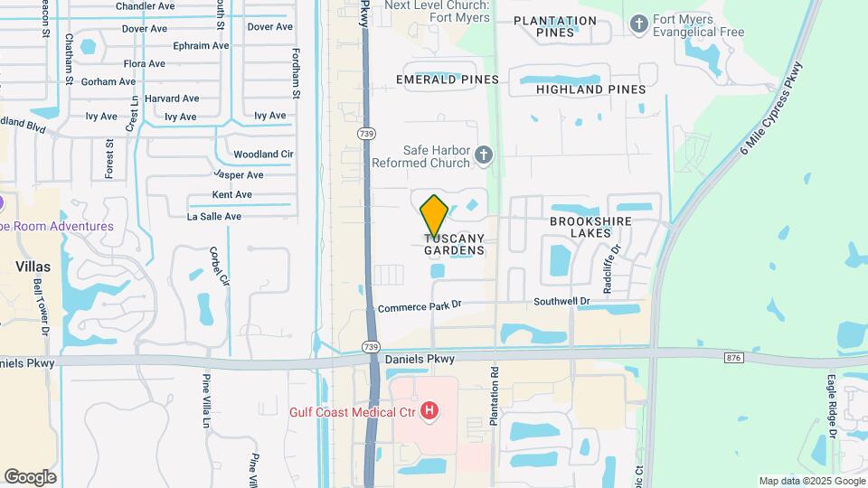 6361 Aragon Way Map and Location Details