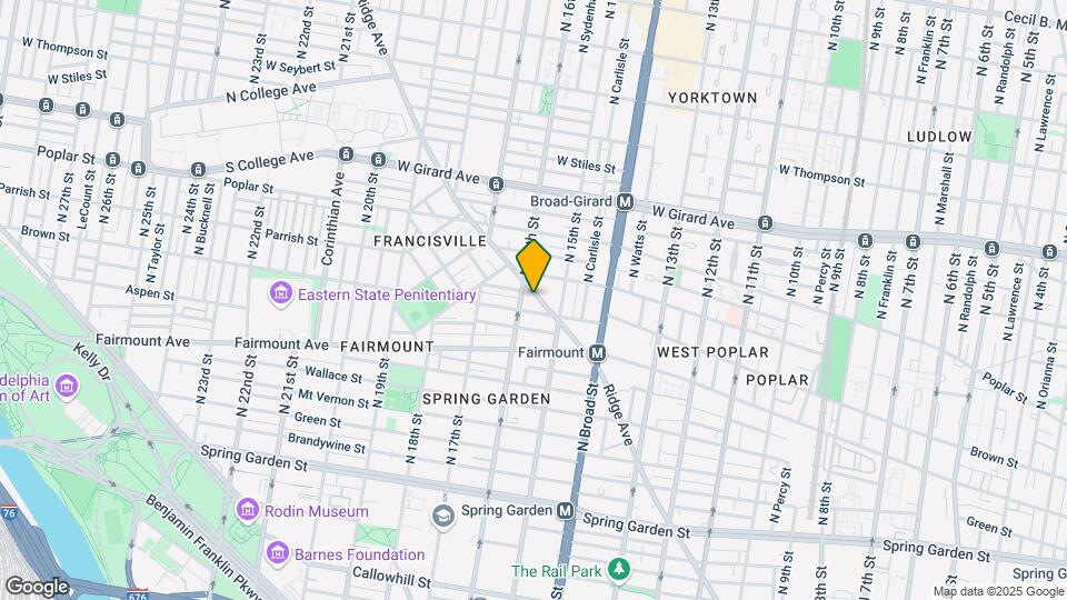 1526 Ridge Ave-Unit -1 Map and Location Details