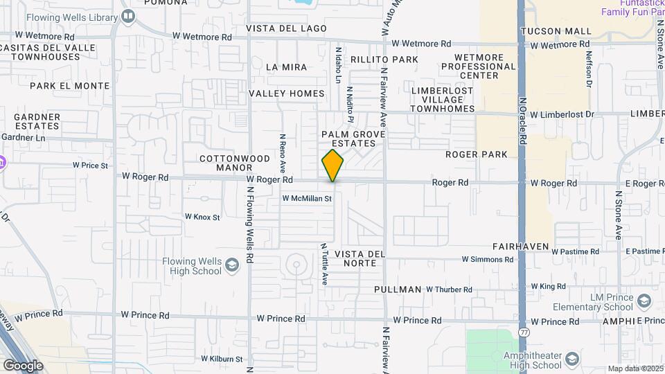 3953 N Palm Grove Dr Map and Location Details