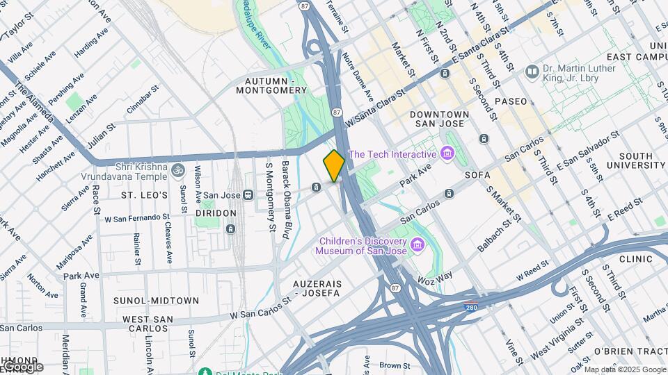 394 W San Fernando St Mapa y Detalles de la Ubicación