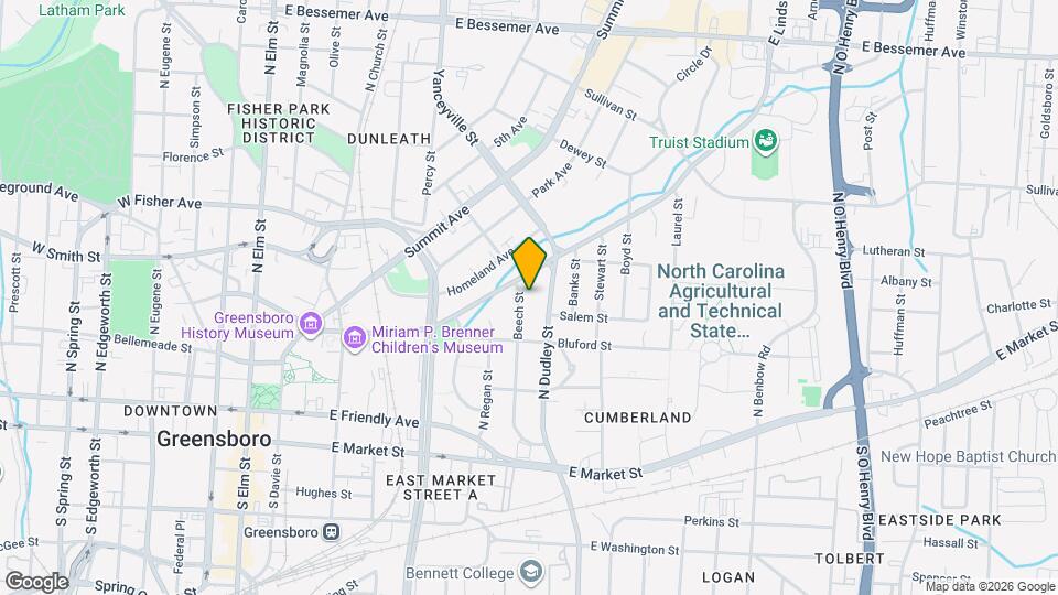 424 Beech St Map and Location Details