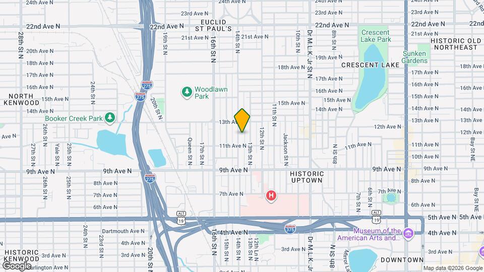 1133 14th St N Map and Location Details