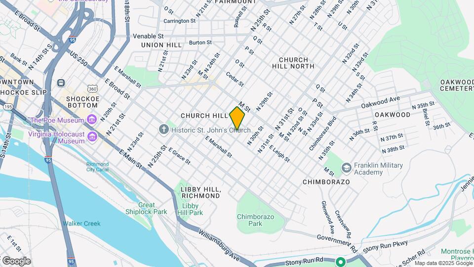 506 N 29th St Map and Location Details