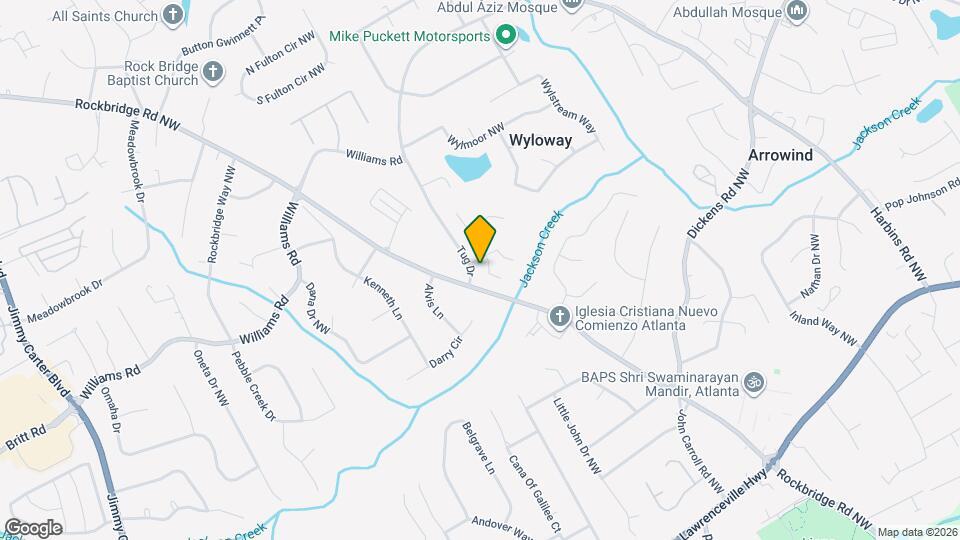 760 Jackson Bank Pl NW Map and Location Details