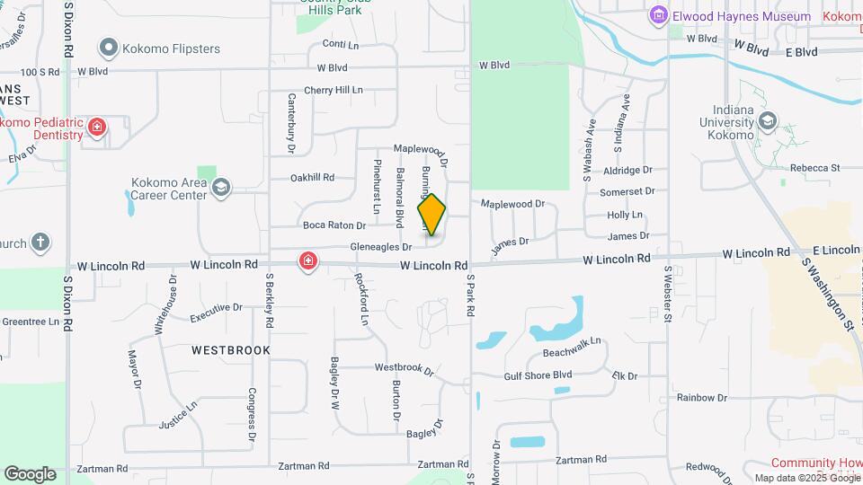 1222 Gleneagles Dr Map and Location Details