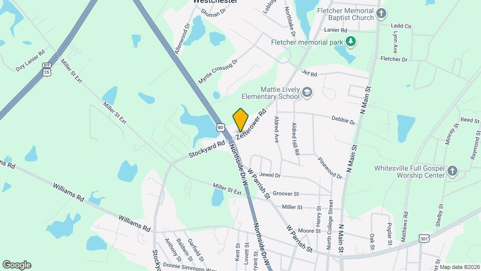 119 Zetterower Rd Map and Location Details