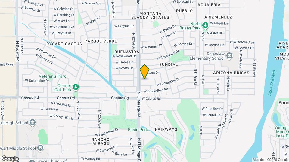 12237 W Larkspur Rd Map and Location Details