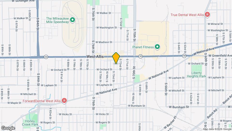 1448 S 73rd St, Unit 1448 Map and Location Details