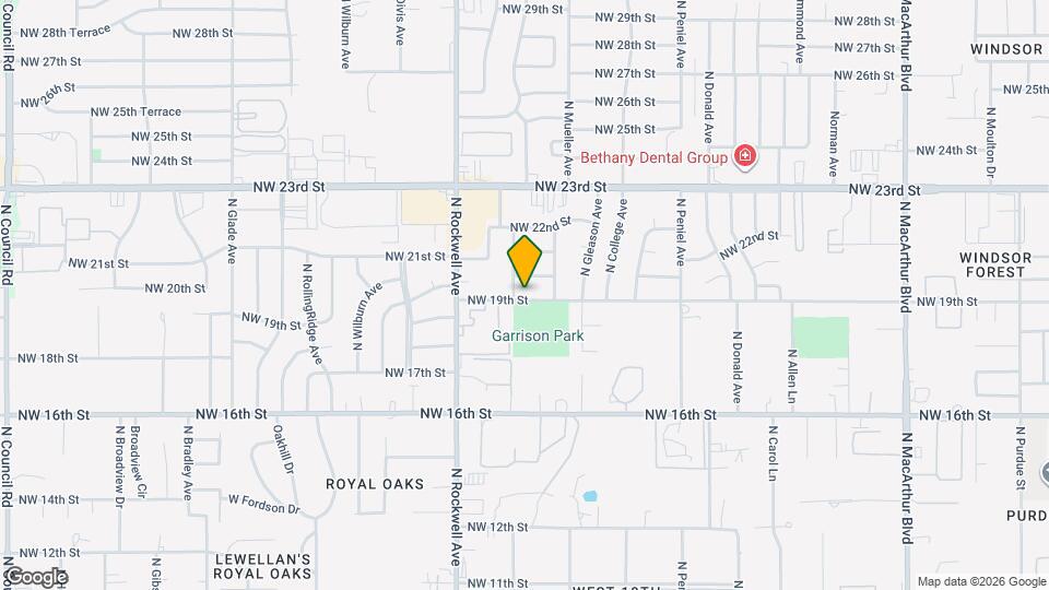 6821 NW 19th St Map and Location Details
