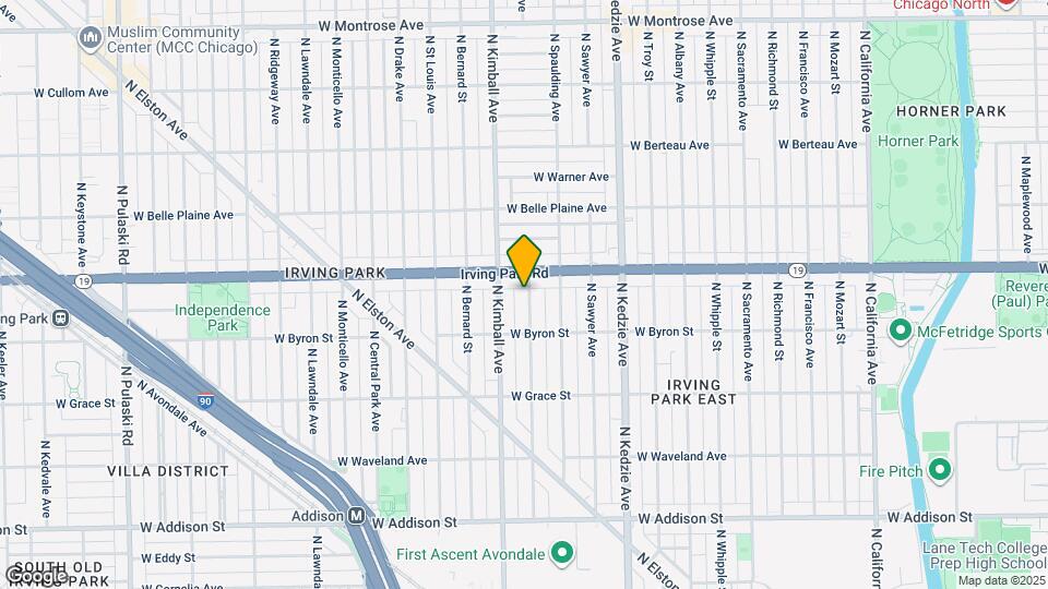 3938 N Christiana Ave Map and Location Details