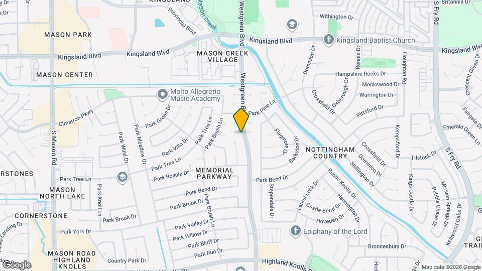 20903 Union Park Dr Map and Location Details