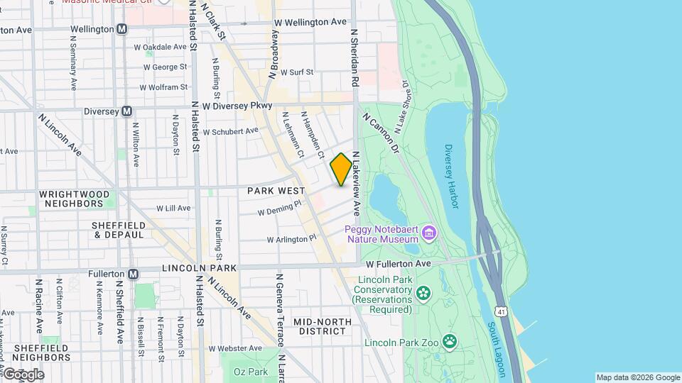 441 W Deming Pl Map and Location Details