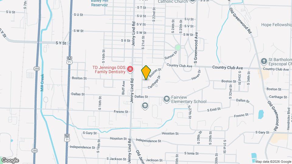 2108 Boston St Mapa y Detalles de la Ubicación