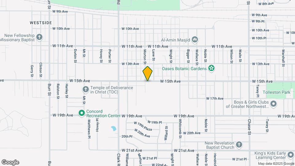 4223 W 15th Ave Map and Location Details