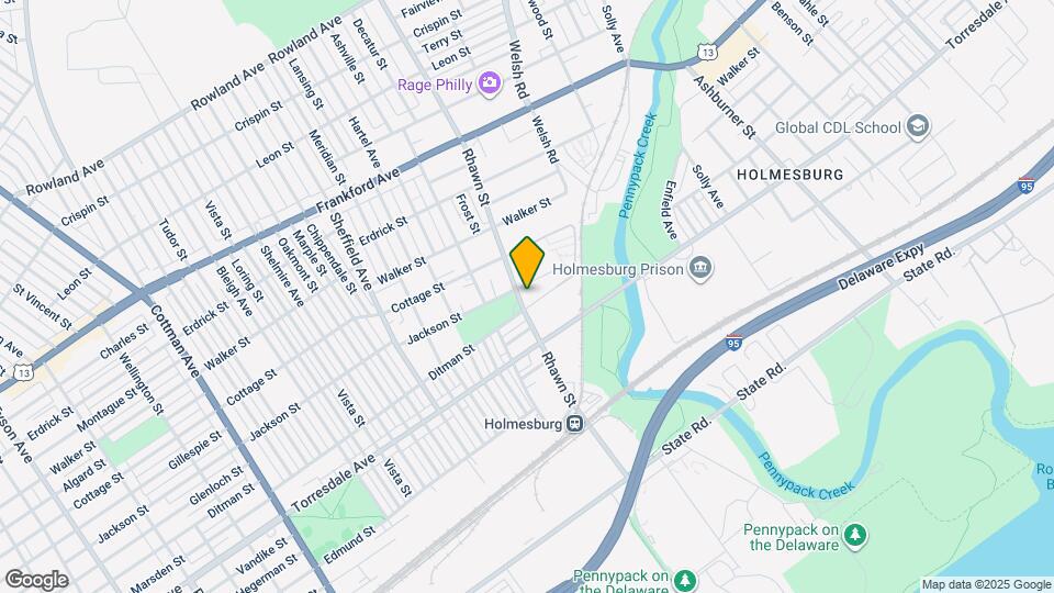4509 Rhawn St Map and Location Details