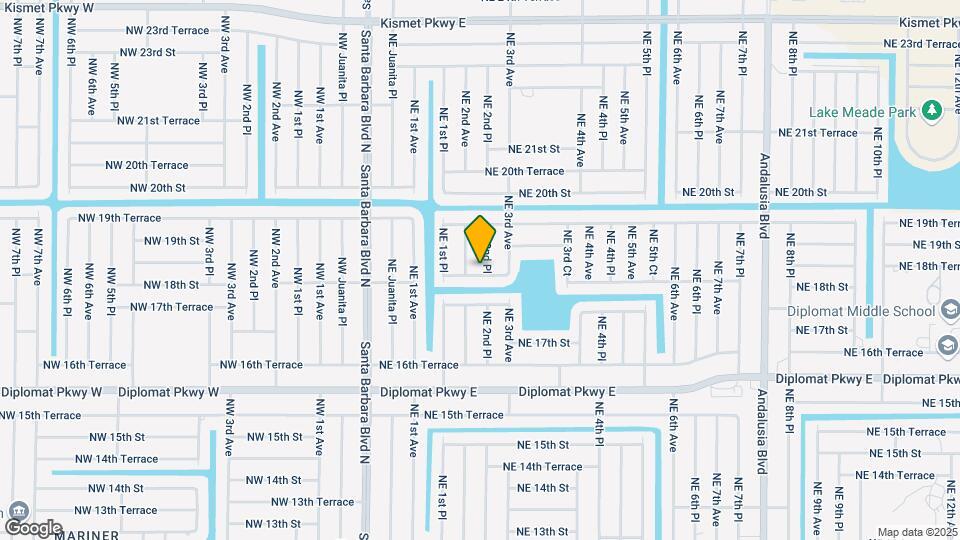 1806 NE 2nd Ave Map and Location Details