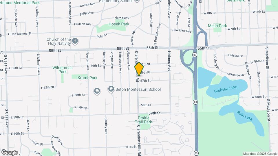 16W780 57th St Map and Location Details
