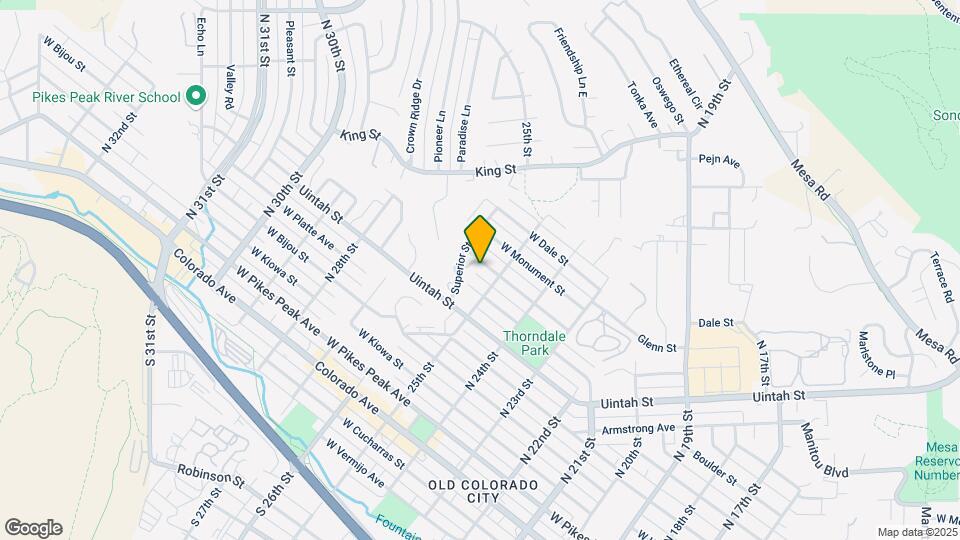 2515 W Willamette Ave Map and Location Details