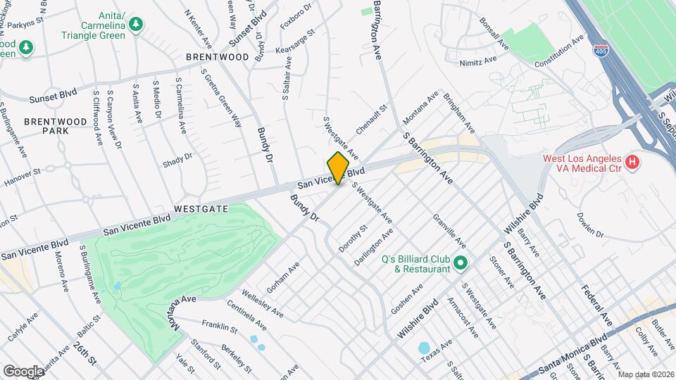 11926 Montana Ave, Unit 7A Map and Location Details