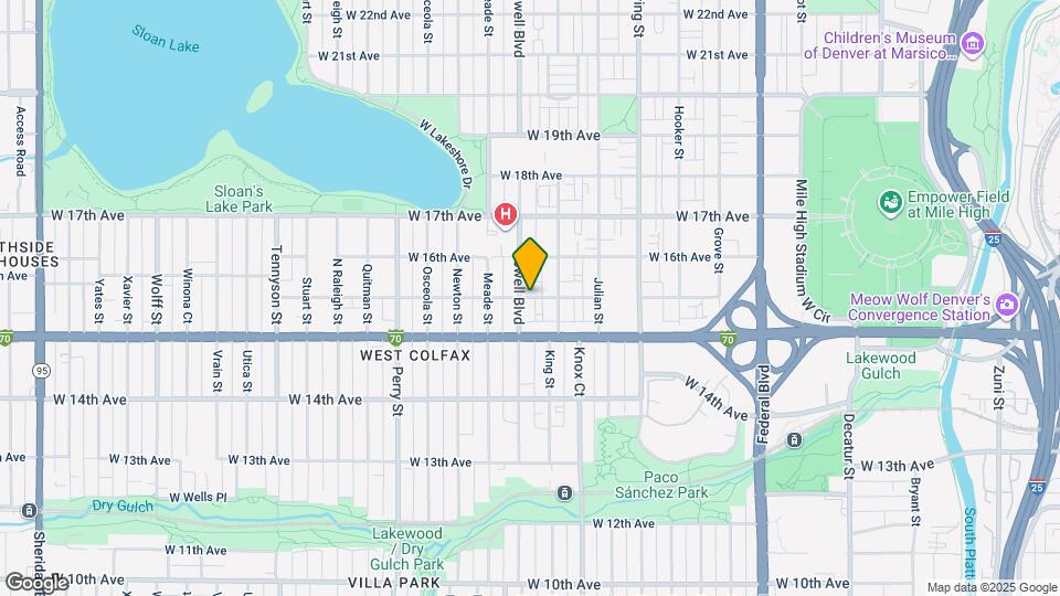 3530 W Conejos Pl Map and Location Details