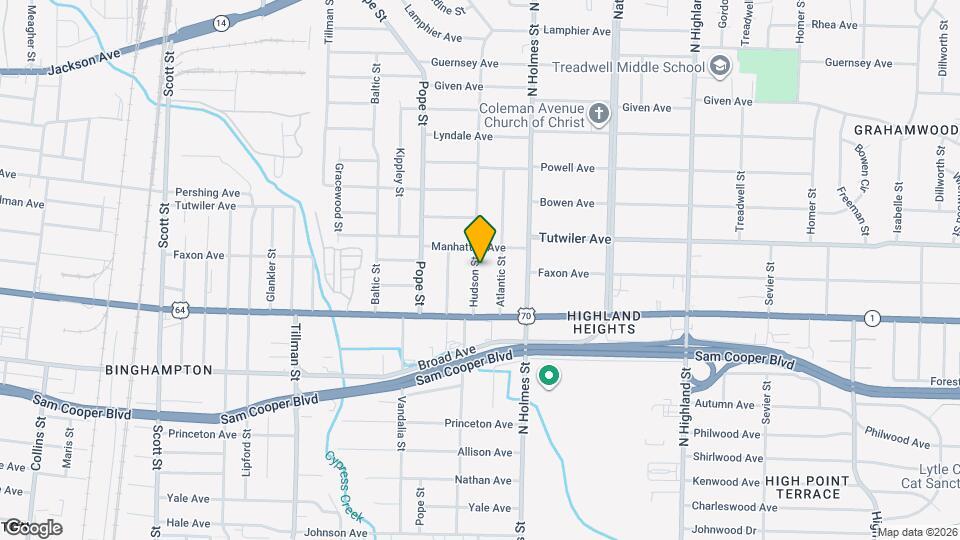 692 Hudson St Map and Location Details