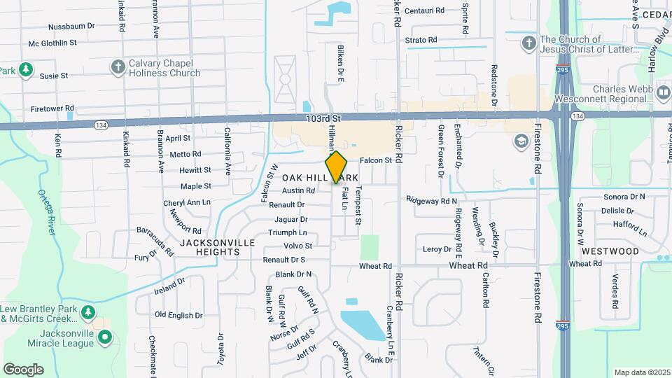 5665 Hillman Dr Map and Location Details