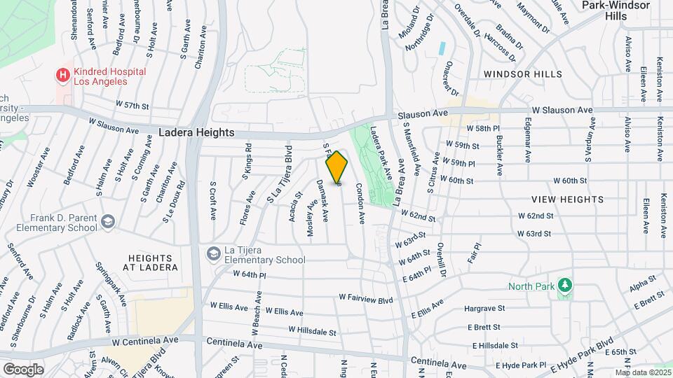 6103 S Fairfax Ave Map and Location Details