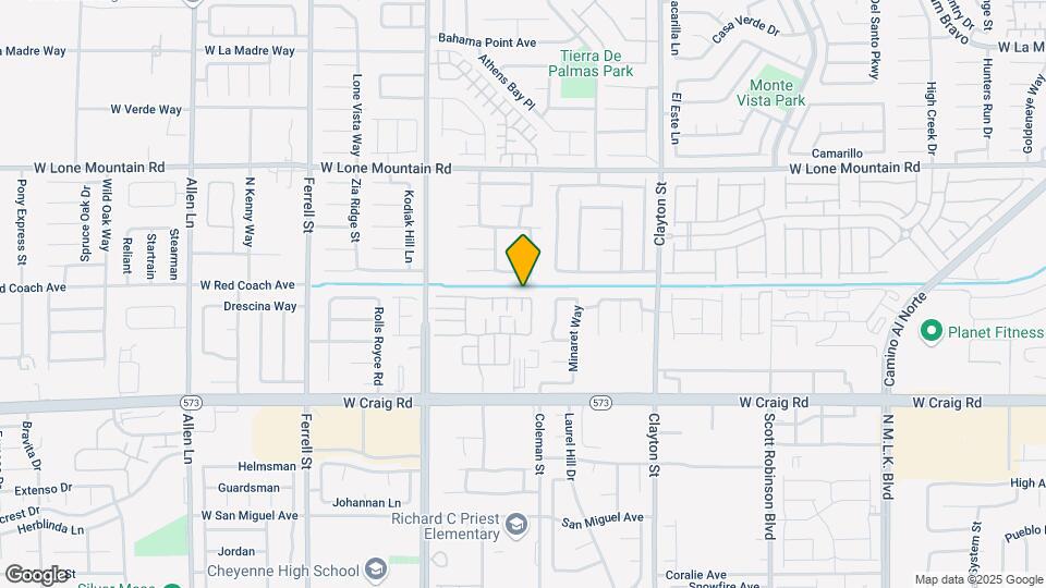 2420 Rainy Meadows Ave Mapa y Detalles de la Ubicación