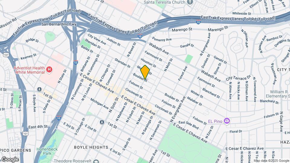 530 N Fickett St Mapa y Detalles de la Ubicación