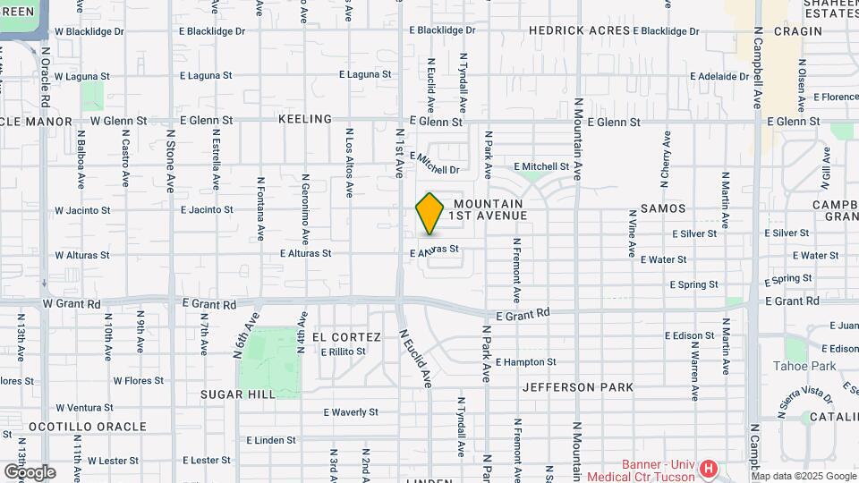 819 E Alturas St Mapa y Detalles de la Ubicación