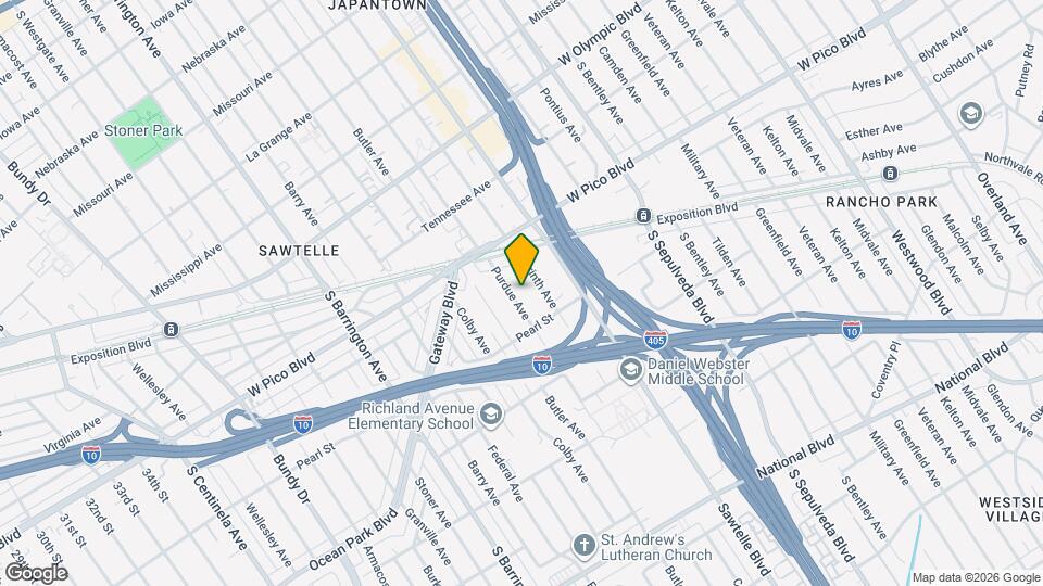 2450 Purdue Ave, Unit 7 Mapa y Detalles de la Ubicación