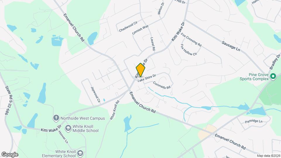 1105 Lake Shire Dr Map and Location Details