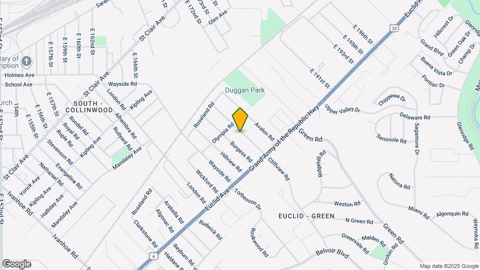 1724 Cliffview Rd Map and Location Details