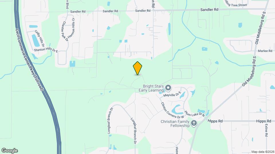 6816 Crosby Falls Dr Map and Location Details