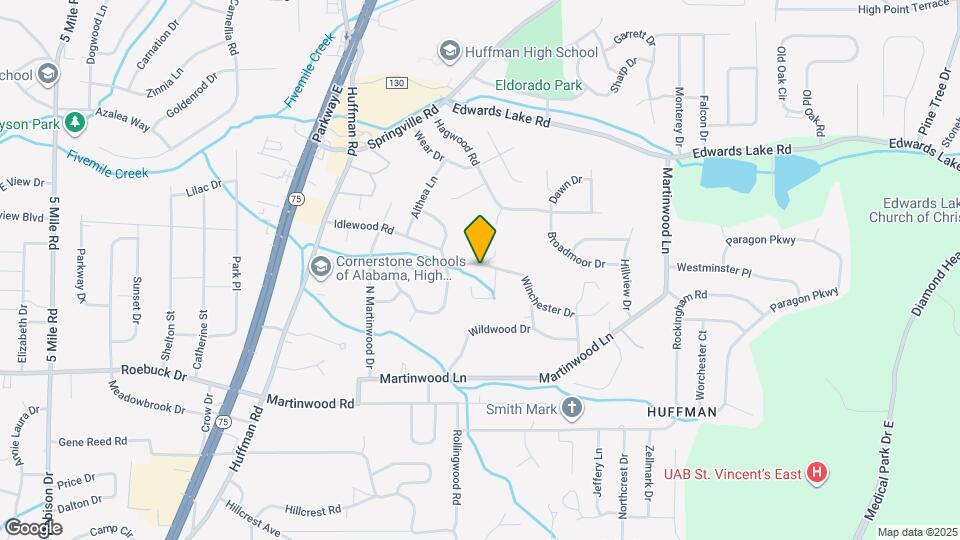 909 Winchester Dr Map and Location Details