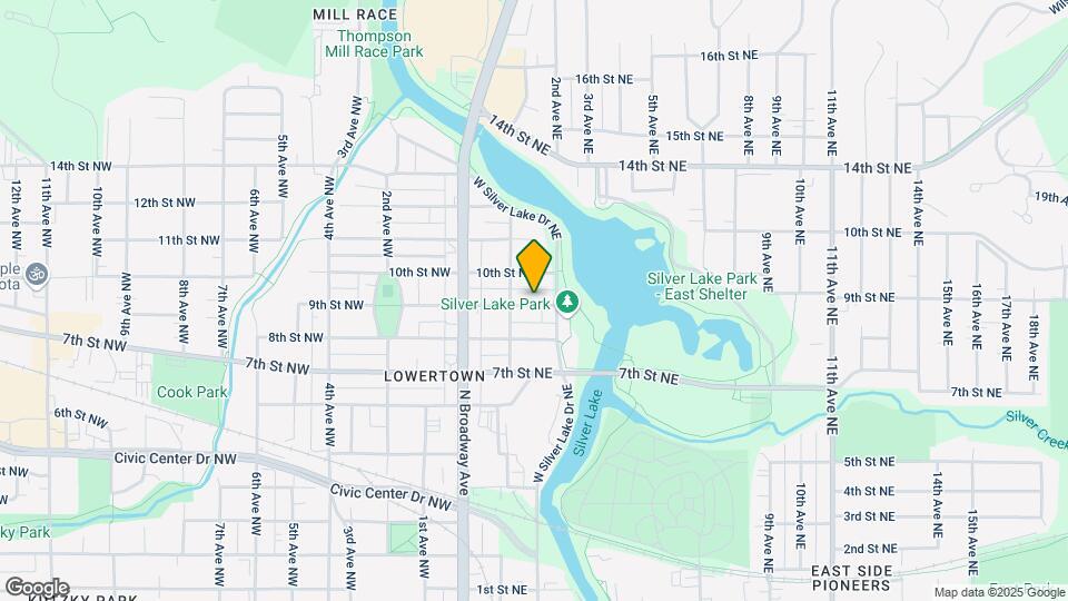 123 9th St NE, Unit 4 Map and Location Details