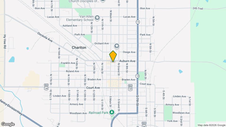 Autumn Park of Chariton Map and Location Details