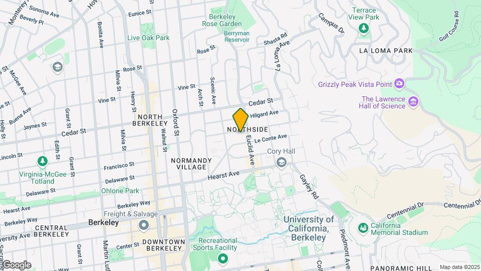 2466 Virginia Street Map and Location Details
