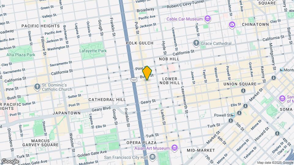 1200-1224 Polk St Map and Location Details