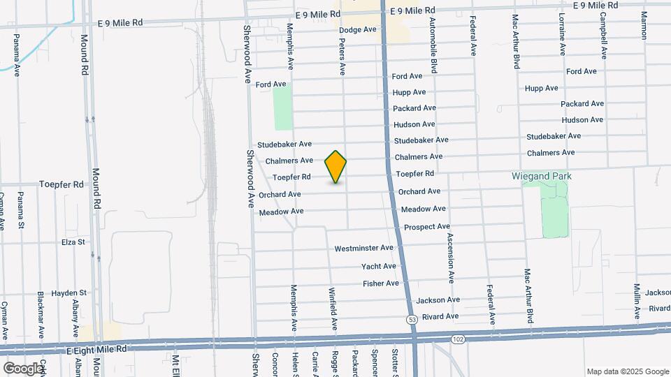 7259 Orchard Ave Map and Location Details