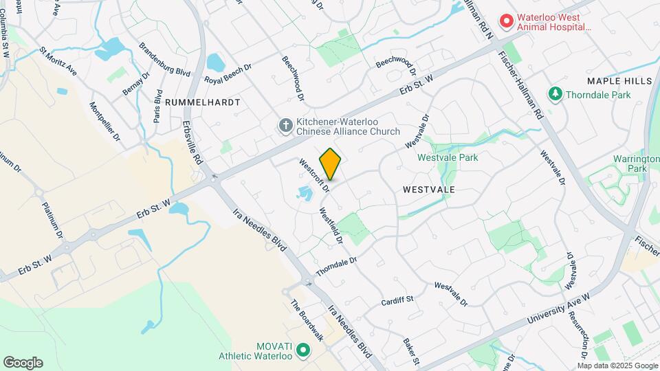 460 Westcroft Dr Map and Location Details