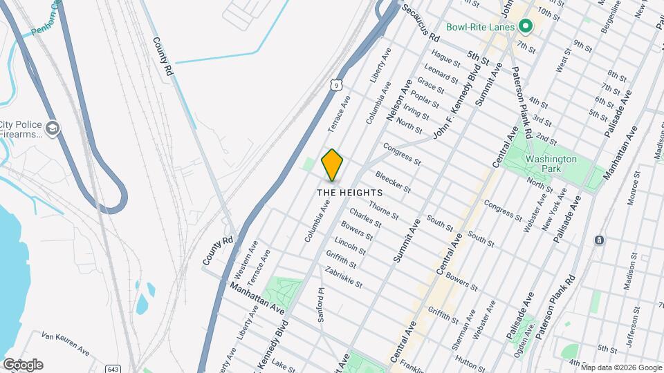 165 Thorne St Map and Location Details